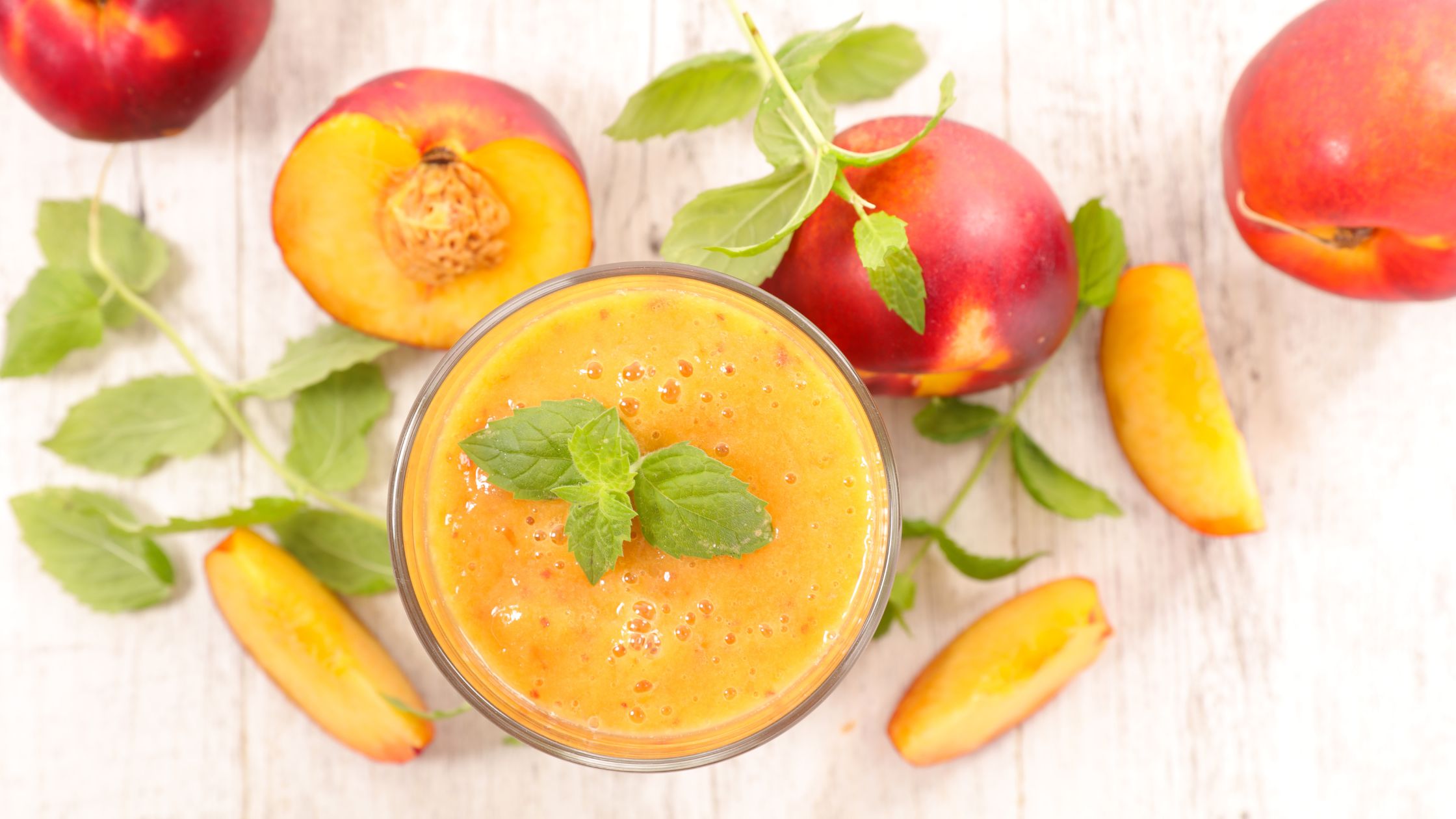 Mighty Greens Peach Smoothie - A Nutritional Powerhouse – The Wheatgrass People