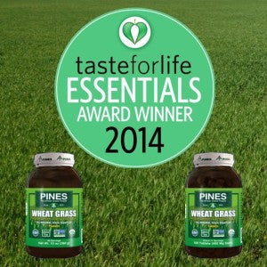 Award Winner - PINES Wins Taste for Life Essentials Award