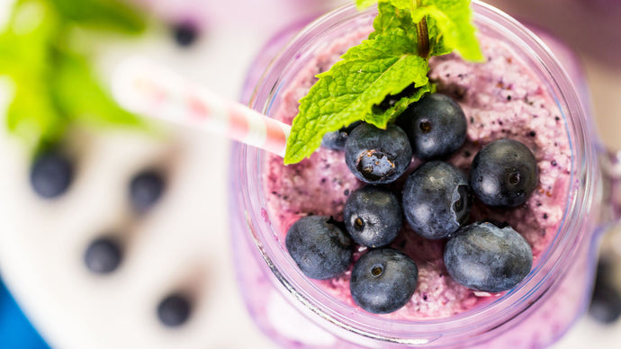 Quick Meal Replacement: Chocolate Orange Blueberry Smoothie